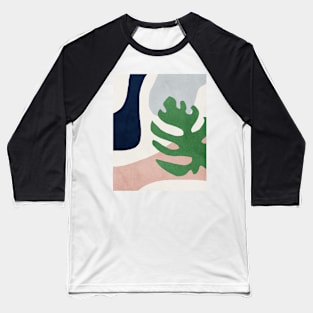 Abstract, Plant, Mid century modern wall art Baseball T-Shirt